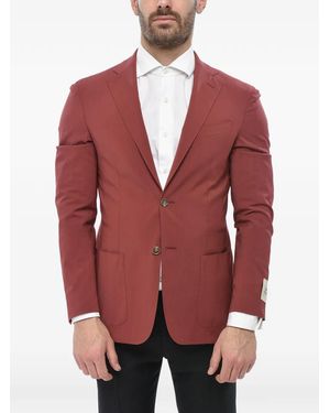 Corneliani Single-Breasted Blazer - Red