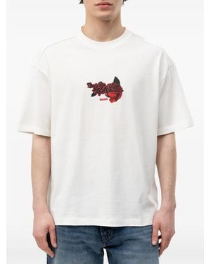 HUGO Graphic-Print T-Shirt - White