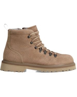 Woolrich Lace-Up Suede Boots - Brown