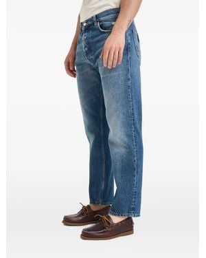 Department 5 Musso Distressed Straight-Leg Jeans - Blue