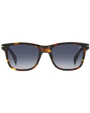 David Beckham Geometric-Frame Sunglasses - Blue