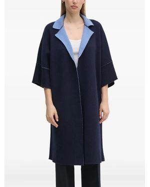 Benetton Collared Cardigan - Blue