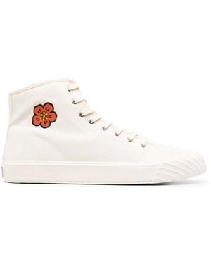 KENZO Zapatillas altas con cordones - Blanco