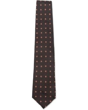 Corneliani Cravate À Fleurs - Blanc