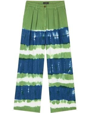 Alanui Magic Journey Tie-Dye Jeans - Green