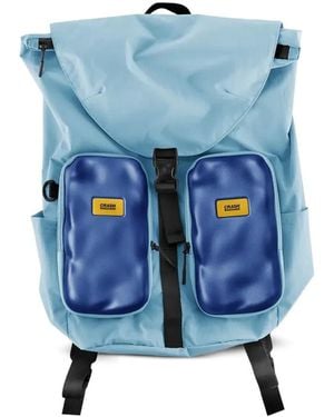 Crash Baggage Soft Rucksack 2.0 Buckle-Fastening Backpack - Blue