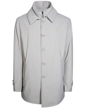 Herno Impermeabile Single-Breasted Coat - Grey