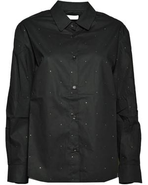 MC2 Saint Barth Crystal-Embellished Shirt - Black