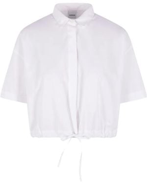 Aspesi Drawstring Shirt - White