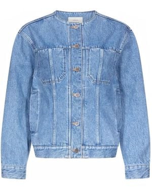 Loulou de Saison Rima Patch-Pocket Jacket - Blue