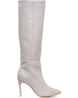 Ginissima 95Mm Milla Knee-High Boots - White