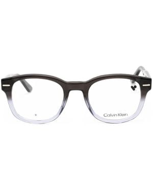 Calvin Klein Round-Frame Glasses - Blue