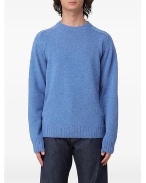 Sebago Crew-Neck Wool Jumper - Blue