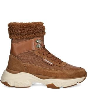 Love Moschino High-Top Trainers - Brown