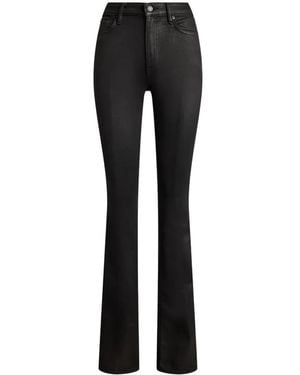 Ralph Lauren Hirs Button-Fastening Bootcut Jeans - Black