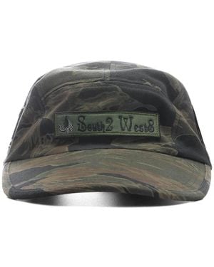 South2 West8 Panel Camouflage Cap - Grey