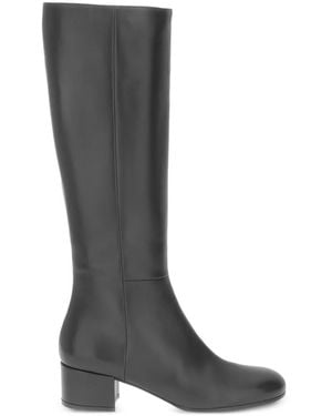 Gianvito Rossi Joelle Leather Boots - Black