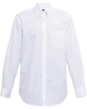 Paul & Shark Button-Down Chest-Pocket Shirt - White