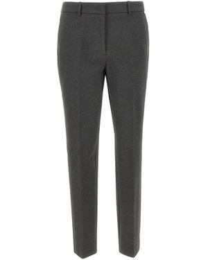 Liu Jo Side-Pockets Pleated Tailored Trousers - Grey