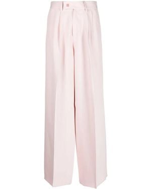 Amiri Wide-Leg Tailored Trousers - Pink