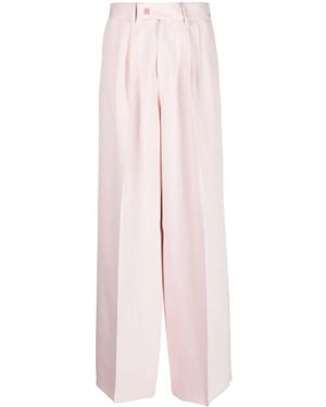 Amiri Wide-Leg Tailored Pants - Pink