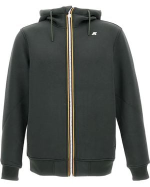 K-Way Zip-Up Hoodie - Grey