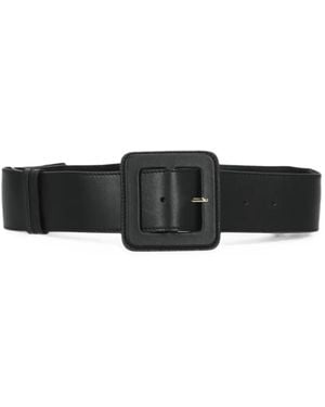 Fabiana Filippi Buckle-Fastening Leather Belt - White
