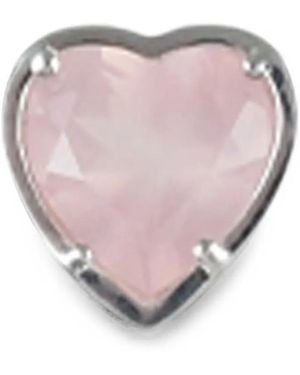 JUN/NAKAYAMA Love Heart-Shape Single Earring - Pink