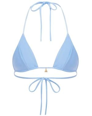 FAE SWIM Honey Bikinioberteil mit Schleifenverschluss - Blau