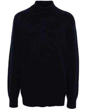 Laneus Roll-Neck Sweater - Blue