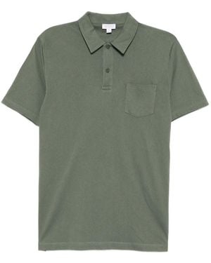 Sunspel Riviera Polo Shirt - Green