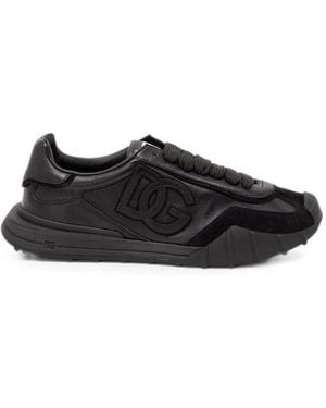 Dolce & Gabbana Dg Athletic Logo Low-Top Trainers - Black