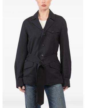 Setchu Button-Up Jack - Zwart