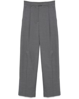 Blanca Vita Pantalon À Design Plissé - Gris