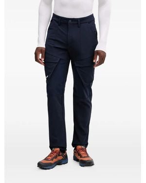 Salewa Paneled Performance Pants - Blue