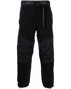 Alexander Wang Logo-Waistband Panelled Track Trousers - Black