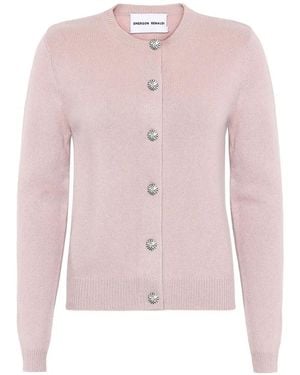 EMERSON RENALDI Cardigan Mit Kristallen - Pink