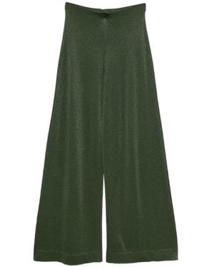 Circus Hotel Elasticated-Waistband Trousers - Green