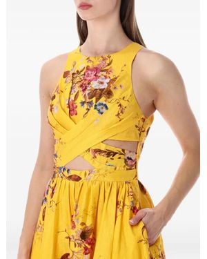Zimmermann Patience Midi Dress - Orange
