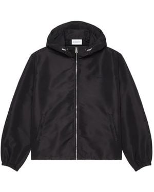 Givenchy Windbreaker Aus Polyfaille Mit Stamp-Stickerei - Schwarz