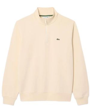 Lacoste Fleecejacke Mit Reißverschluss - Natur