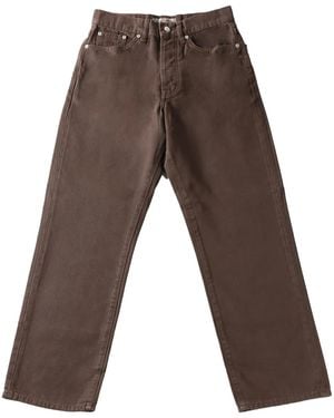 Stussy Straight-Leg Jeans - Brown