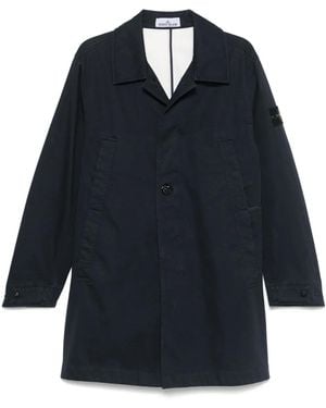 Stone Island Compass-Badge Coat - Blue