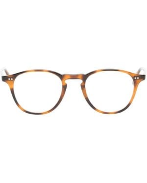 Garrett Leight Occhiali Hampton Tondi - Marrone