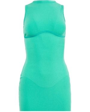 Fleur du Mal Hourglass Mini Dress - Green