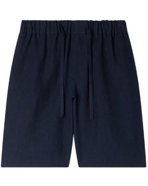 Sandro Drawstring Deck Shorts - Blue