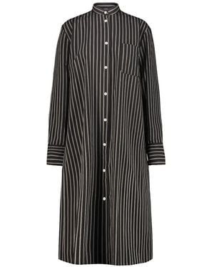 TOTEME Striped Summer Tunic - Black