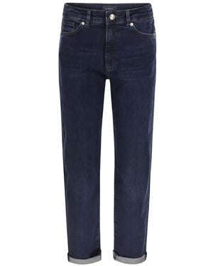 Max Mara Turn-Up Cuff Jeans - Blue