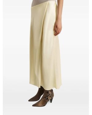 KHAITE Demi Midi Skirt - White
