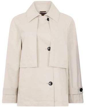 Moorer Buttoned Jacket - White